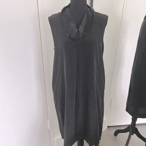 COS 100% Silk Loose-Fit Black Sleeveless Summer Dress w/ Pockets, US8 $55 💎